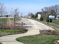 USA - Towanda IL - Historic Route 66 - A Geographical Journey Entrance (9 Apr 2009)